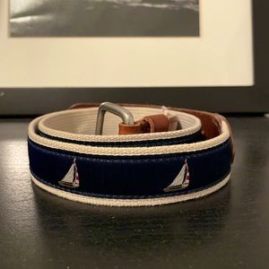 Men’s JCrew Sailboat Belt
